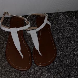 Rampage white sandals